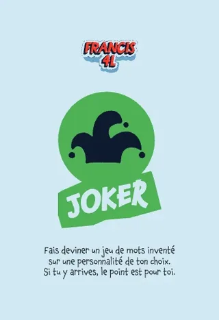 Carte action Joker